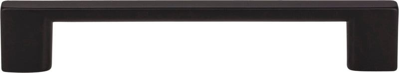 128 mm Center-to-Center Matte Black Square Sutton Cabinet Bar Pull