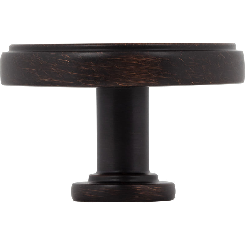 1-3/4" Diameter Brushed Oil Rubbed Bronze Richard Cabinet Knob