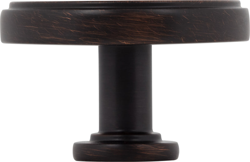 1-3/4" Diameter Brushed Oil Rubbed Bronze Richard Cabinet Knob