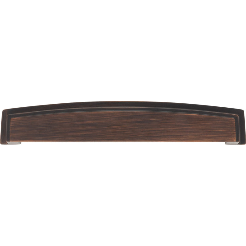 160 mm Center Brushed Oil Rubbed Bronze Square-to-Center Square Renzo Cabinet Cup Pull