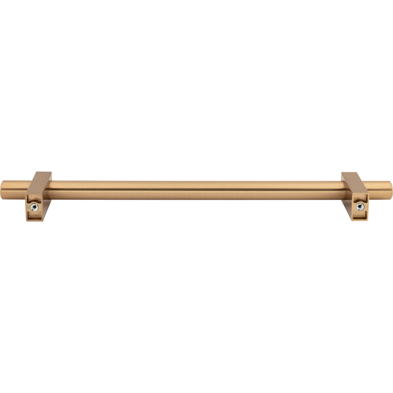 12" Center-to-Center Satin Bronze Larkin Appliance Handle