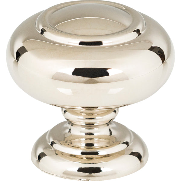 Victoria Knob 1 1/4 Inch Polished Nickel