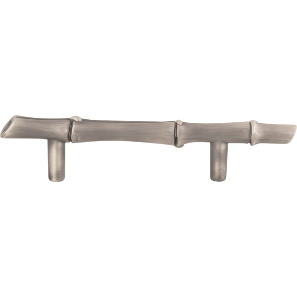 Bamboo Pull 3 Inch (c-c) Pewter