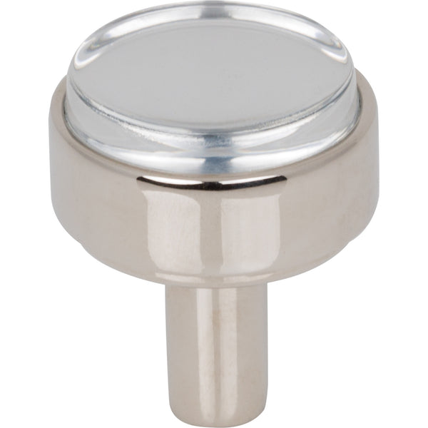 1-1/8" Diameter Polished Nickel Carmen Cabinet Knob