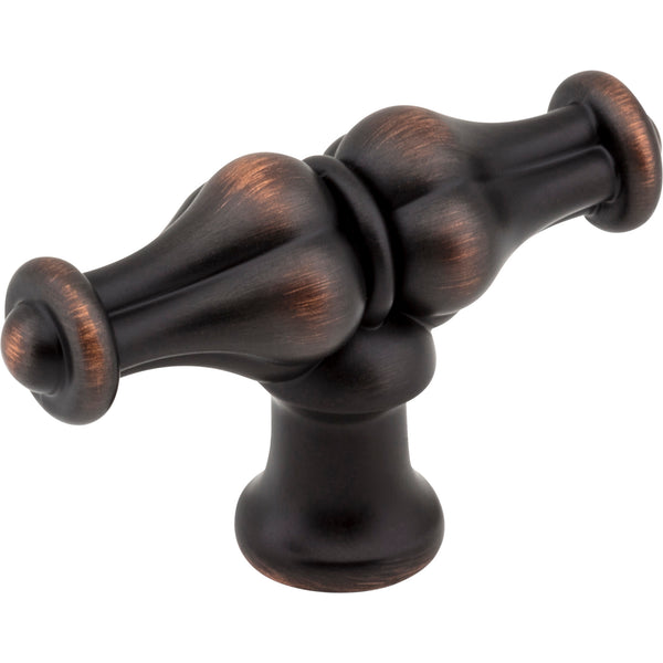 2-1/4" Brushed Oil Rubbed Bronze Bella Cabinet "T" Knob