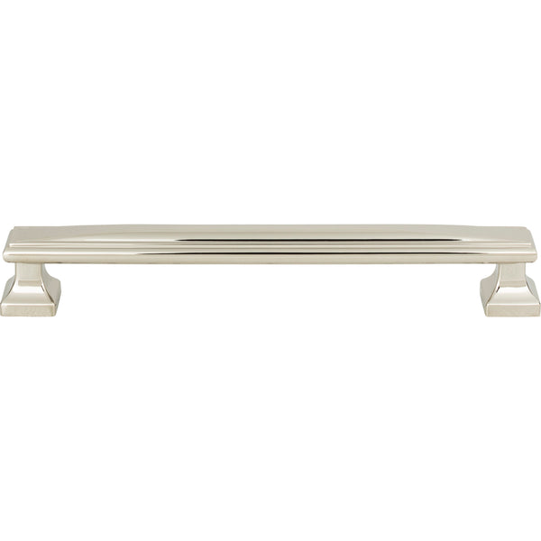 Wadsworth Pull 7 9/16 Inch (c-c) Polished Nickel