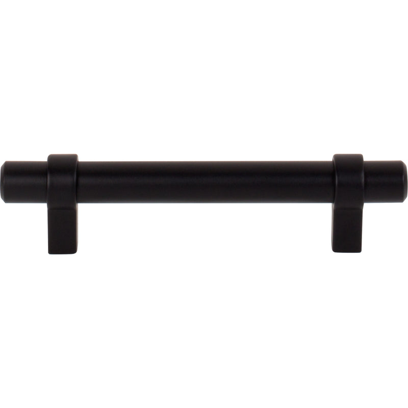 96 mm Center-to-Center Matte Black Key Grande Cabinet Bar Pull