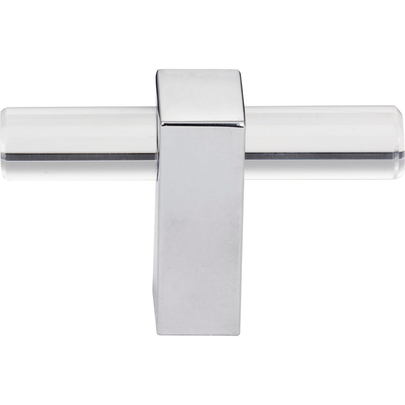 2-3/8" Overall Length Polished Chrome Spencer "T" Knob