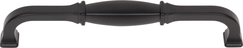 160 mm Center-to-Center Matte Black Audrey Cabinet Pull