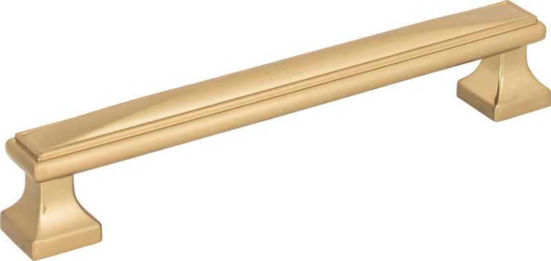 Wadsworth Pull 6 5/16 Inch (c-c) Warm Brass