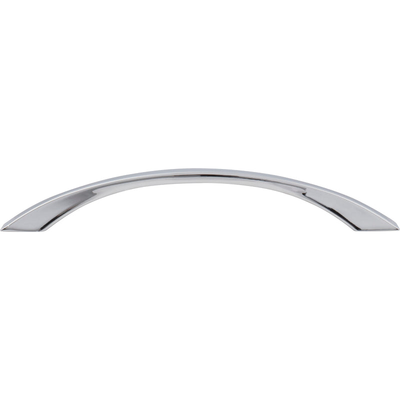 160 mm Center-to-Center Polished Chrome Flared Philip Cabinet Pull