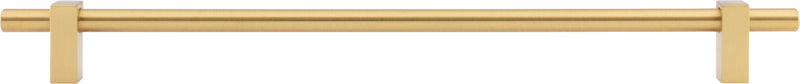 305 mm Center-to-Center Brushed Gold Larkin Cabinet Bar Pull