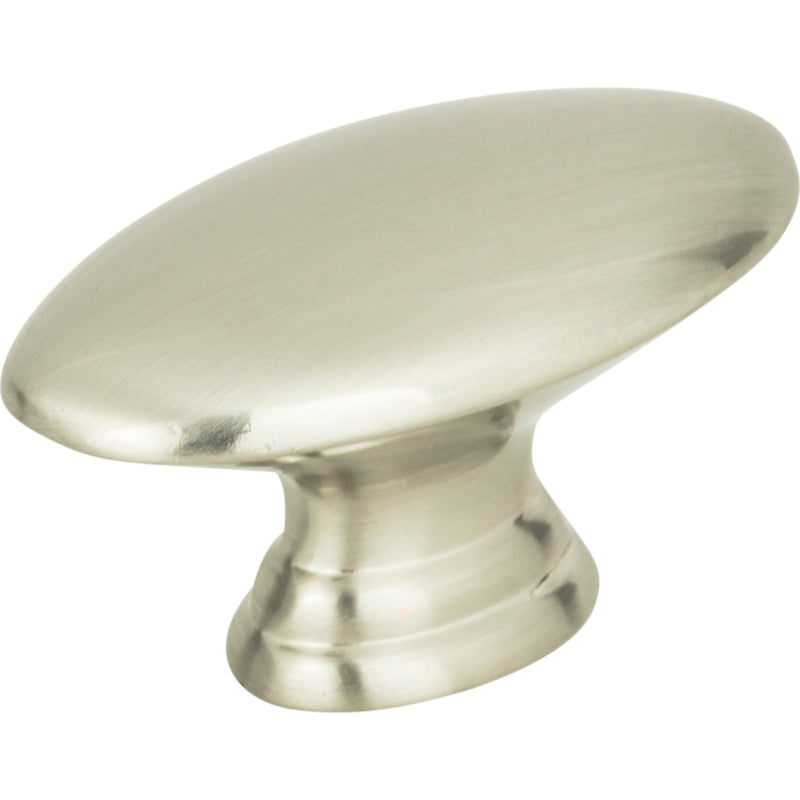 Egg Knob 1 1/2 Inch Brushed Nickel