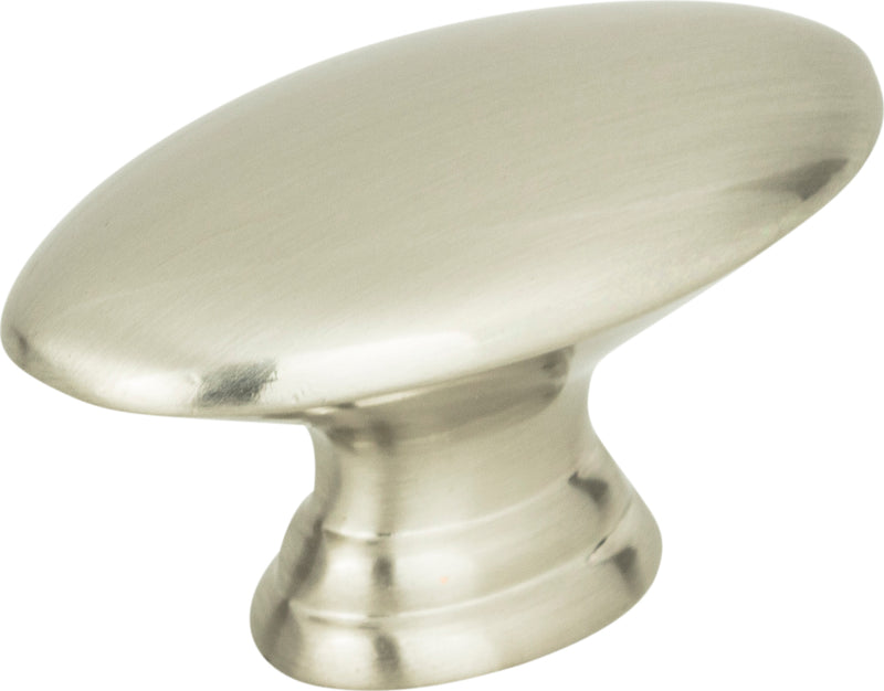 Egg Knob 1 1/2 Inch Brushed Nickel