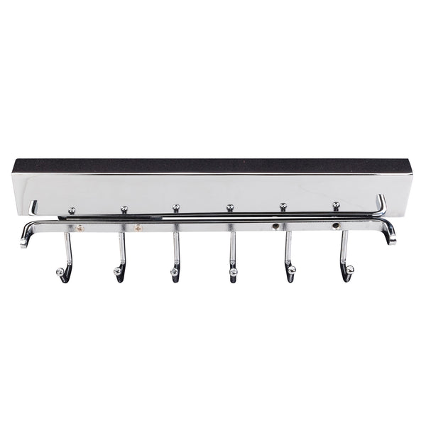 Polished Chrome 12" Belt Rack