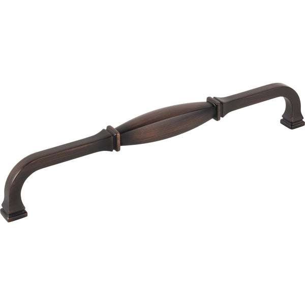 12" Center-to-Center Brushed Oil Rubbed Bronze Audrey Appliance Handle