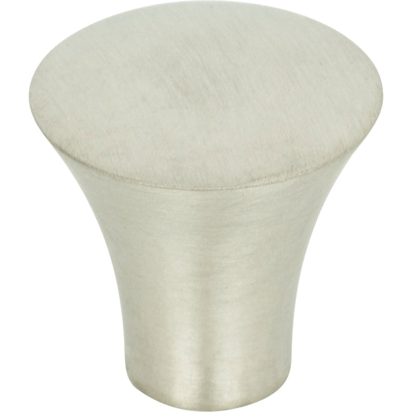 Fluted Knob 7/8 Inch Stainless Steel
