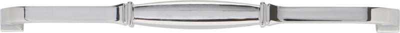 224 mm Center-to-Center Polished Chrome Audrey Cabinet Pull