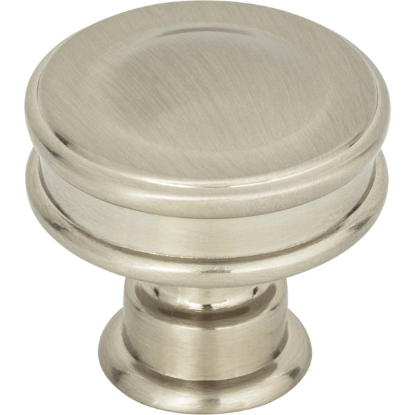 Oskar Knob 1 1/4 Inch Brushed Nickel