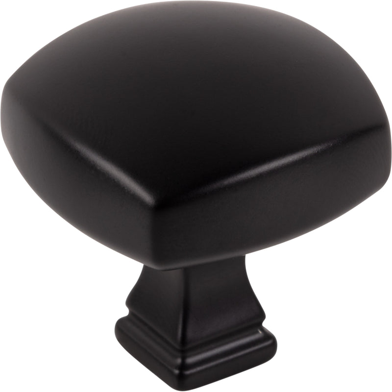 1-3/8" Overall Length Matte Black Square Audrey Cabinet Knob