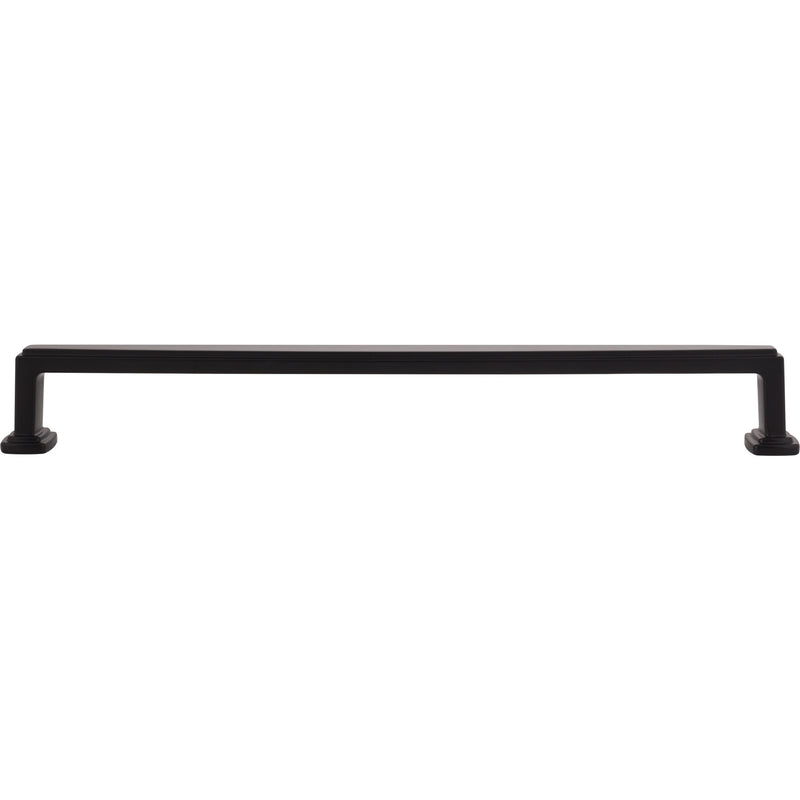 12" Center-to-Center Matte Black Richard Appliance Handle