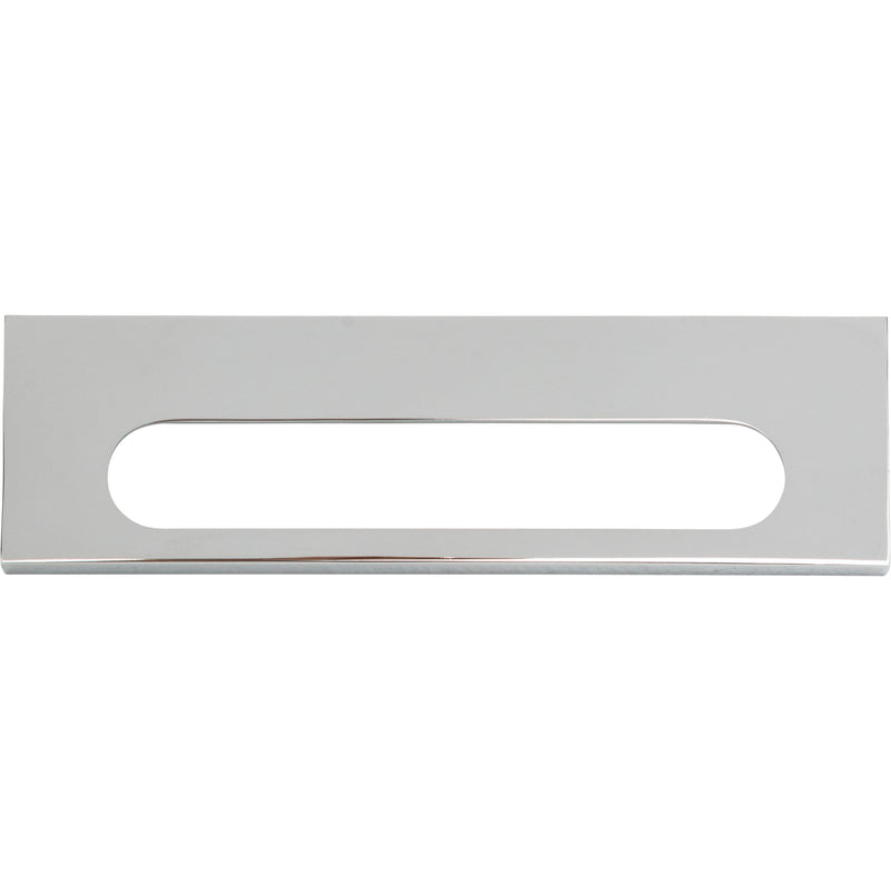 Modern Square Edge Tab Pull 5 1/16 Inch (c-c) Polished Chrome