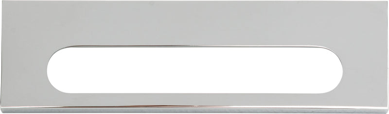 Modern Square Edge Tab Pull 5 1/16 Inch (c-c) Polished Chrome