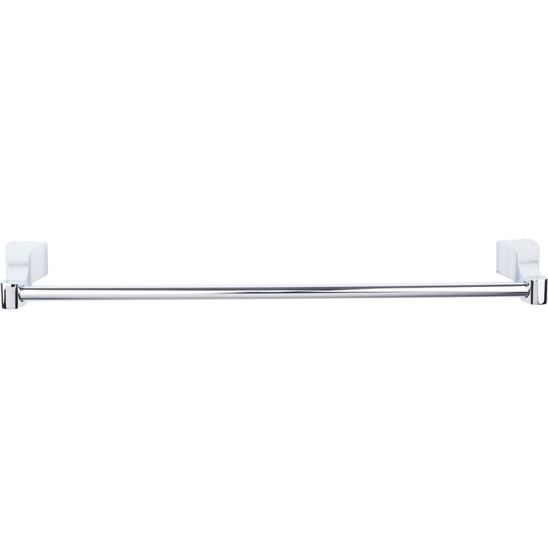 Aqua Bath Towel Bar 24 Inch Single Polished Chrome