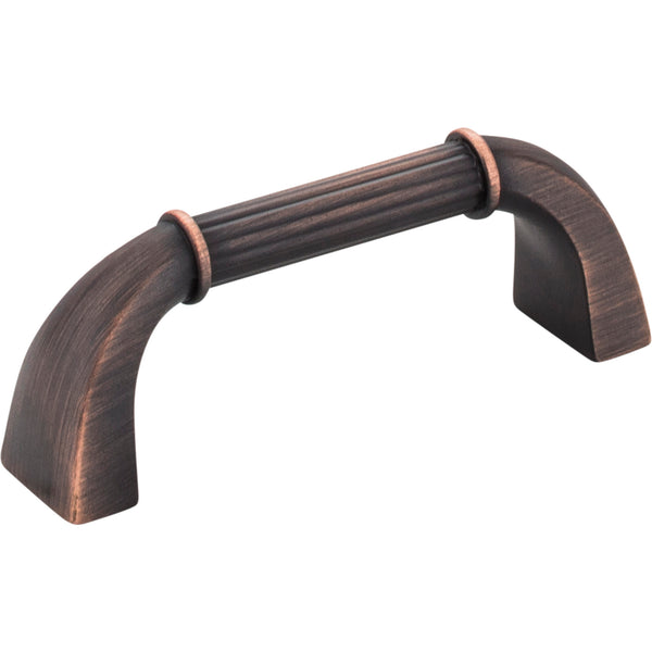 3" Center-to-Center Brushed Oil Rubbed Bronze Cordova Cabinet Pull