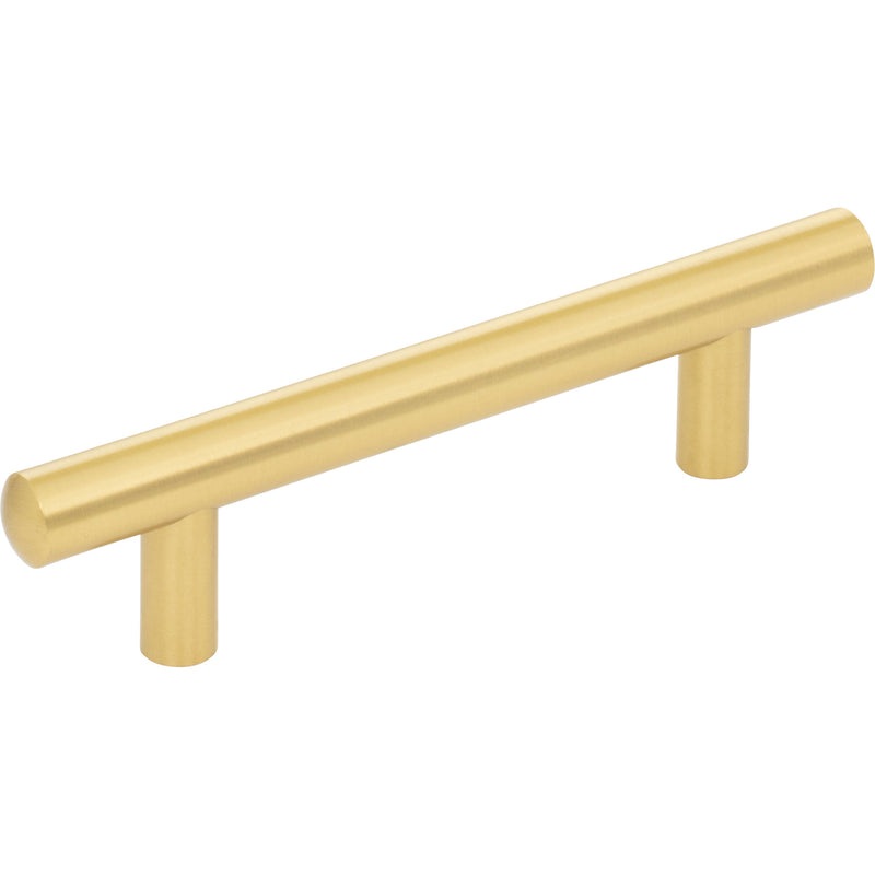 96 mm Center-to-Center Brushed Gold Key West Cabinet Bar Pull