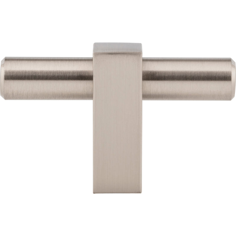 2-3/8" Overall Length Satin Nickel Larkin "T" Knob