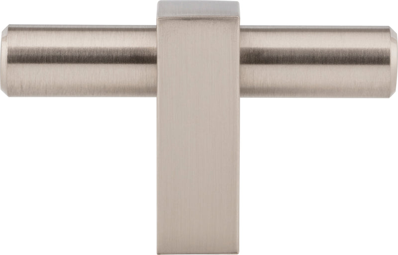 2-3/8" Overall Length Satin Nickel Larkin "T" Knob