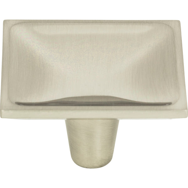 Dap Square Knob 2 Inch Brushed Nickel