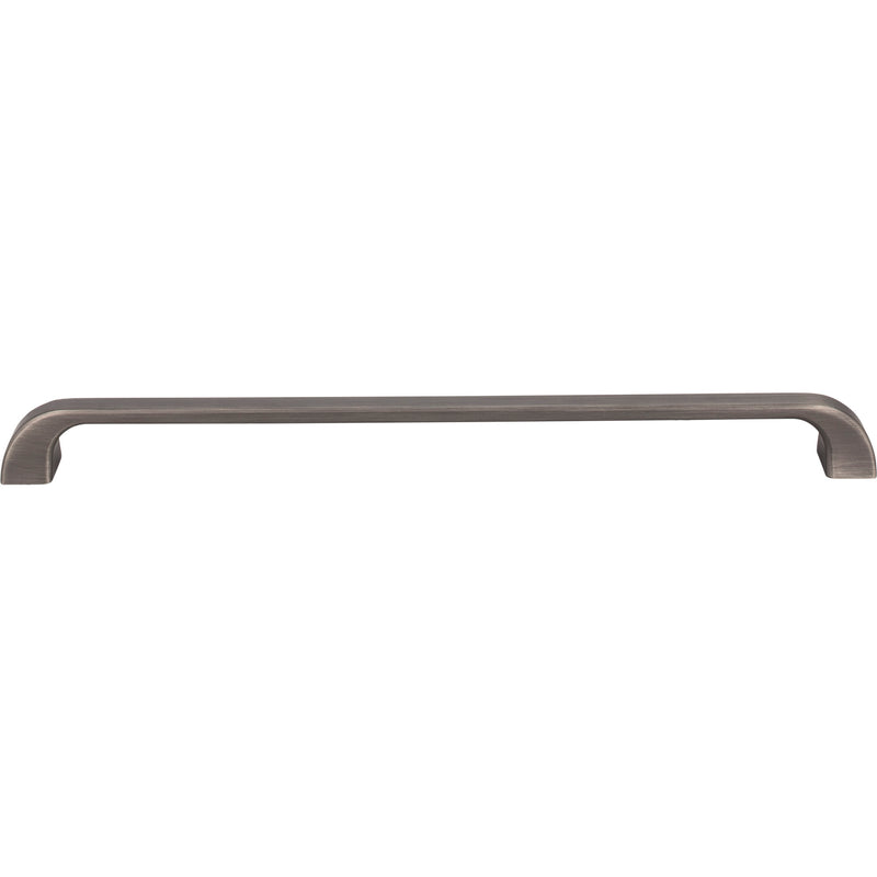 305 mm Center-to-Center Brushed Pewter Square Marlo Cabinet Pull