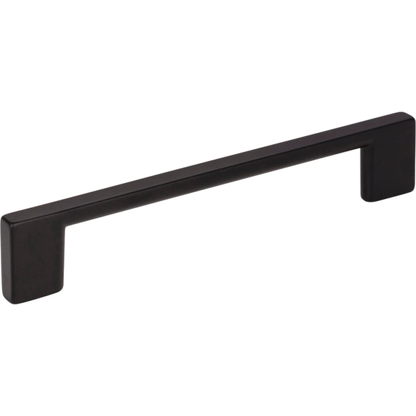 128 mm Center-to-Center Matte Black Square Sutton Cabinet Bar Pull