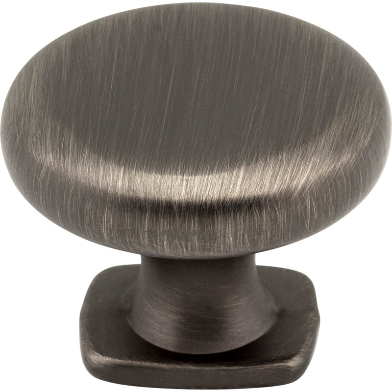 1-3/8" Diameter Brushed Pewter Belcastel 1 Cabinet Knob