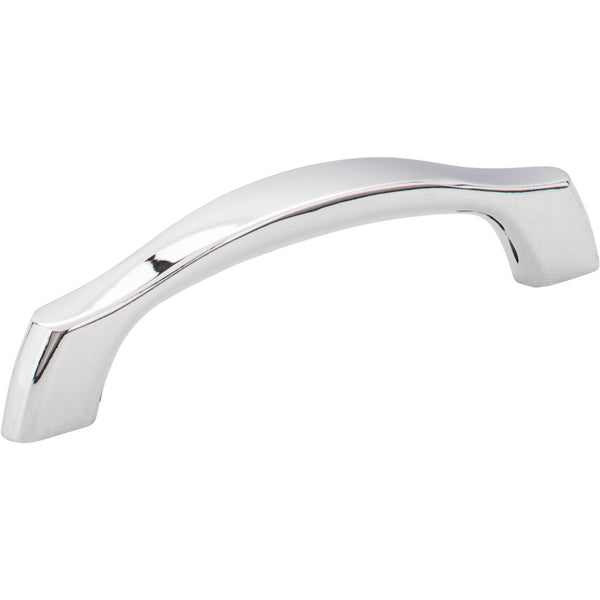 96 mm Center-to-Center Polished Chrome Aiden Cabinet Pull