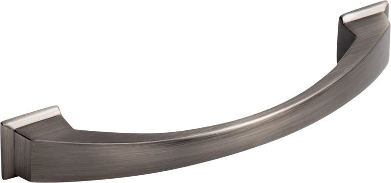 128 mm Center-to-Center Brushed Pewter Arched Roman Cabinet Pull