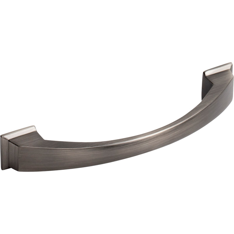 128 mm Center-to-Center Brushed Pewter Arched Roman Cabinet Pull