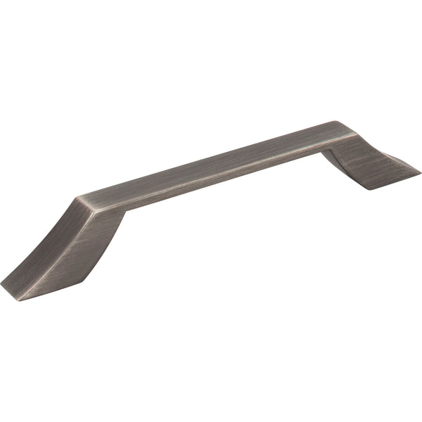 128 mm Center-to-Center Brushed Pewter Square Royce Cabinet Pull