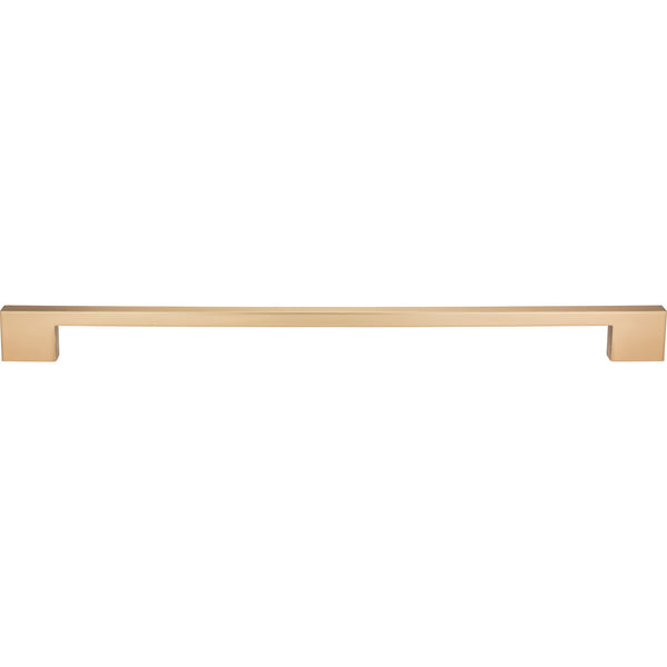 Thin Square Appliance Pull 18 Inch (c-c) Champagne