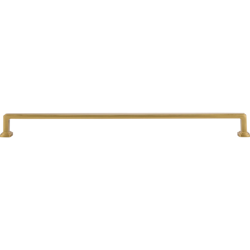 305 mm Center-to-Center Brushed Gold Richard Cabinet Pull