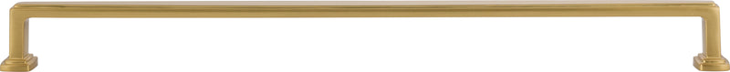 305 mm Center-to-Center Brushed Gold Richard Cabinet Pull