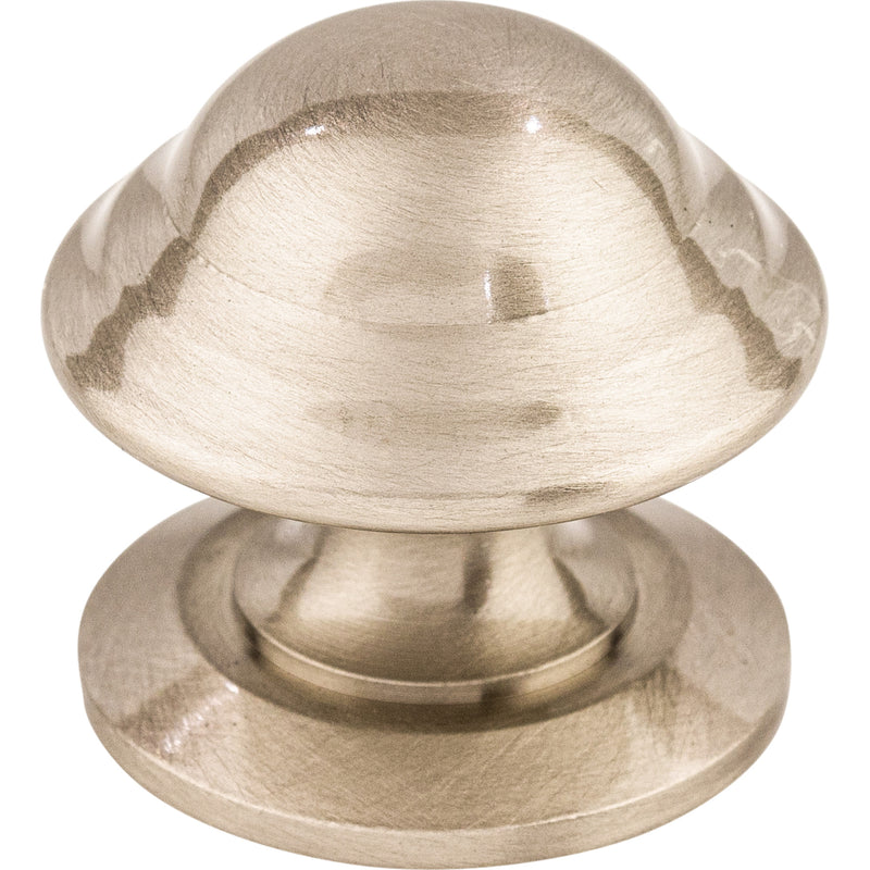 Empress Knob 1 3/8 Inch Brushed Satin Nickel