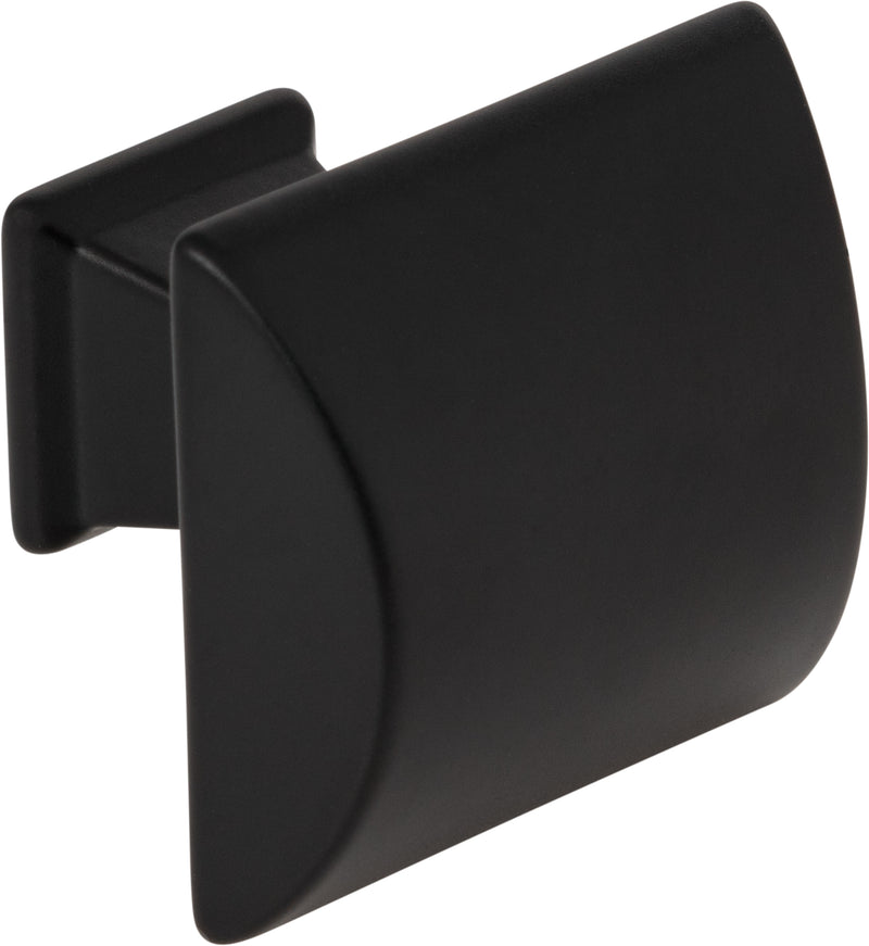 1-1/4" Overall Length  Matte Black Roman Cabinet Knob