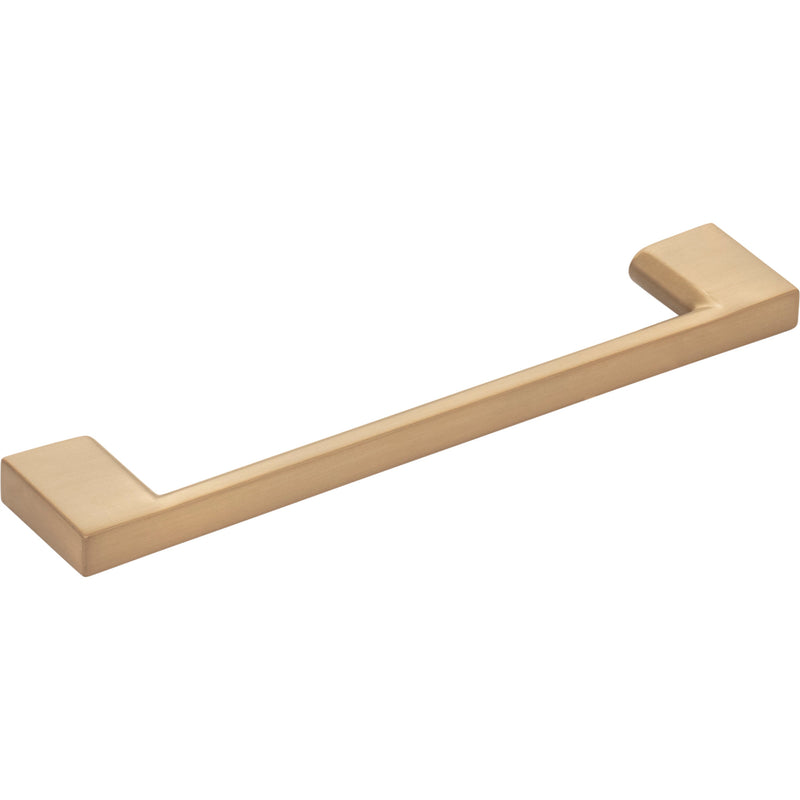 128 mm Center-to-Center Satin Bronze Square Sutton Cabinet Bar Pull