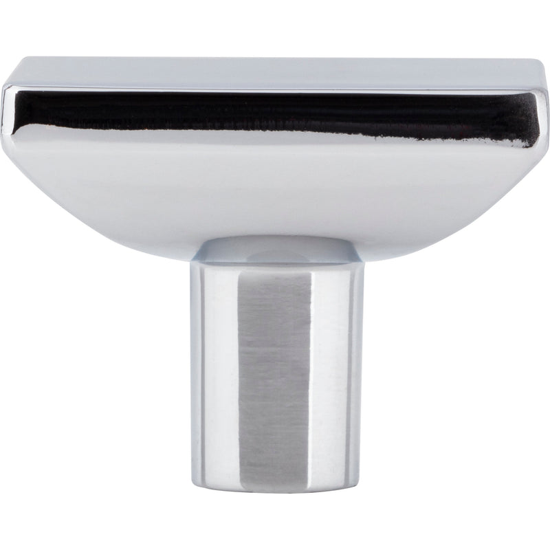 1-5/8" Overall Length Polished Chrome Walker 1 Square Knob