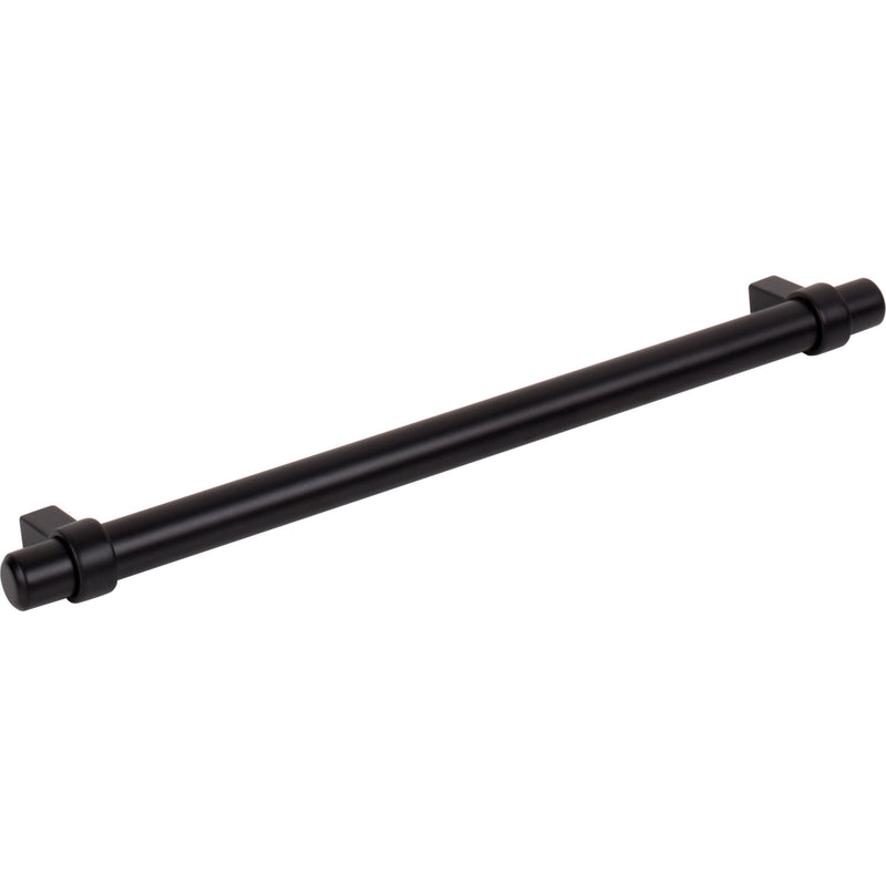 224 mm Center-to-Center Matte Black Key Grande Cabinet Bar Pull