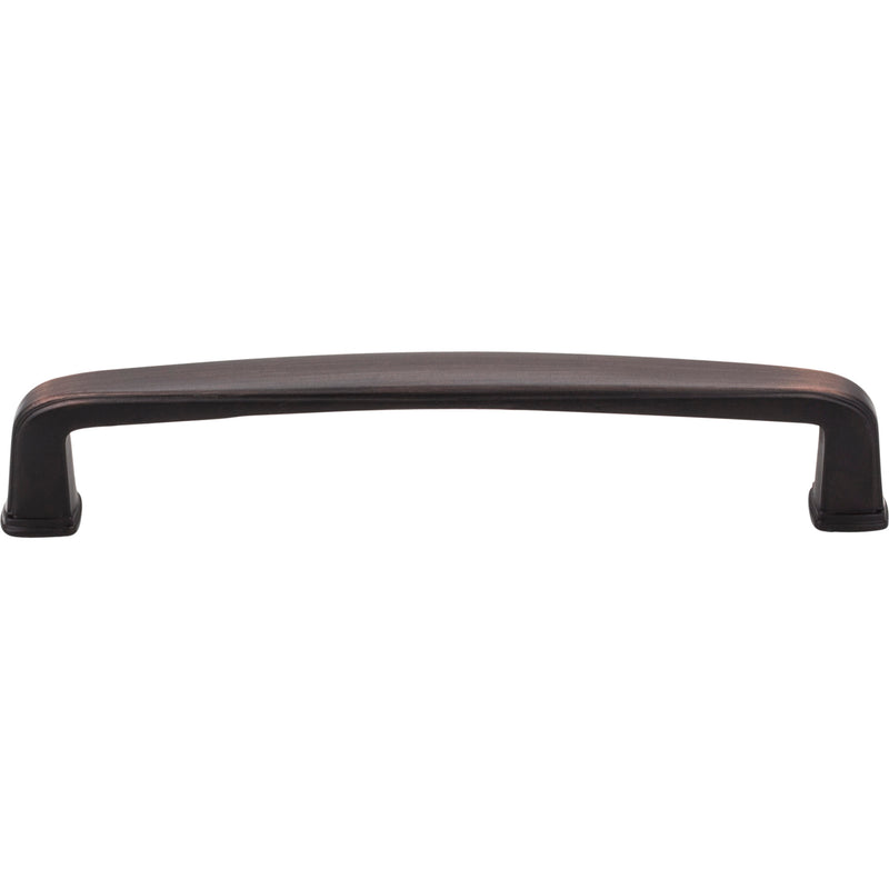 128 mm Center-to-Center Brushed Oil Rubbed Bronze Square Milan 1 Cabinet Pull