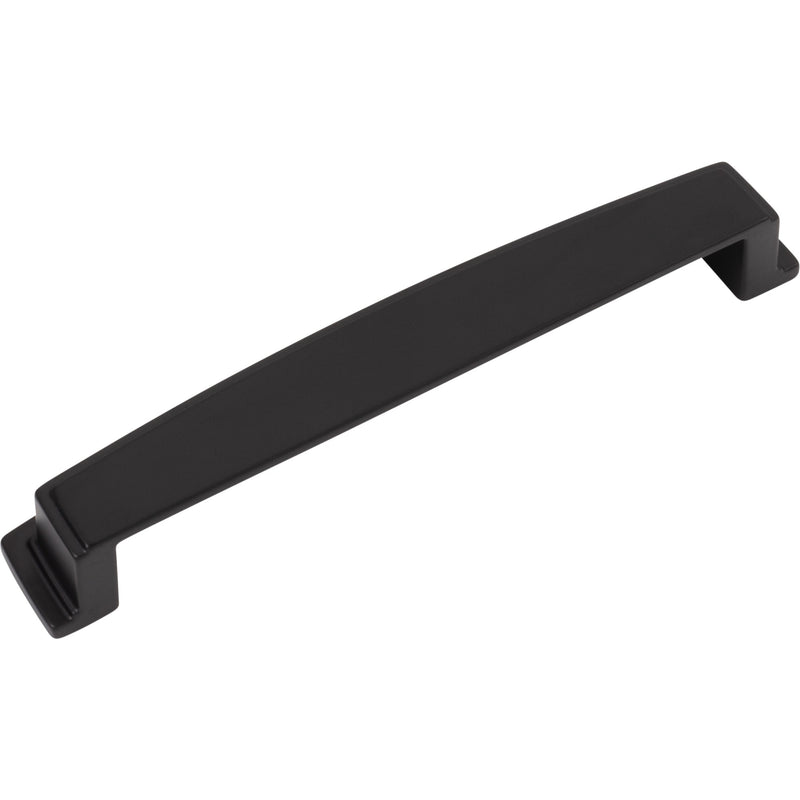 160 mm Center Matte Black Square-to-Center Square Renzo Cabinet Cup Pull